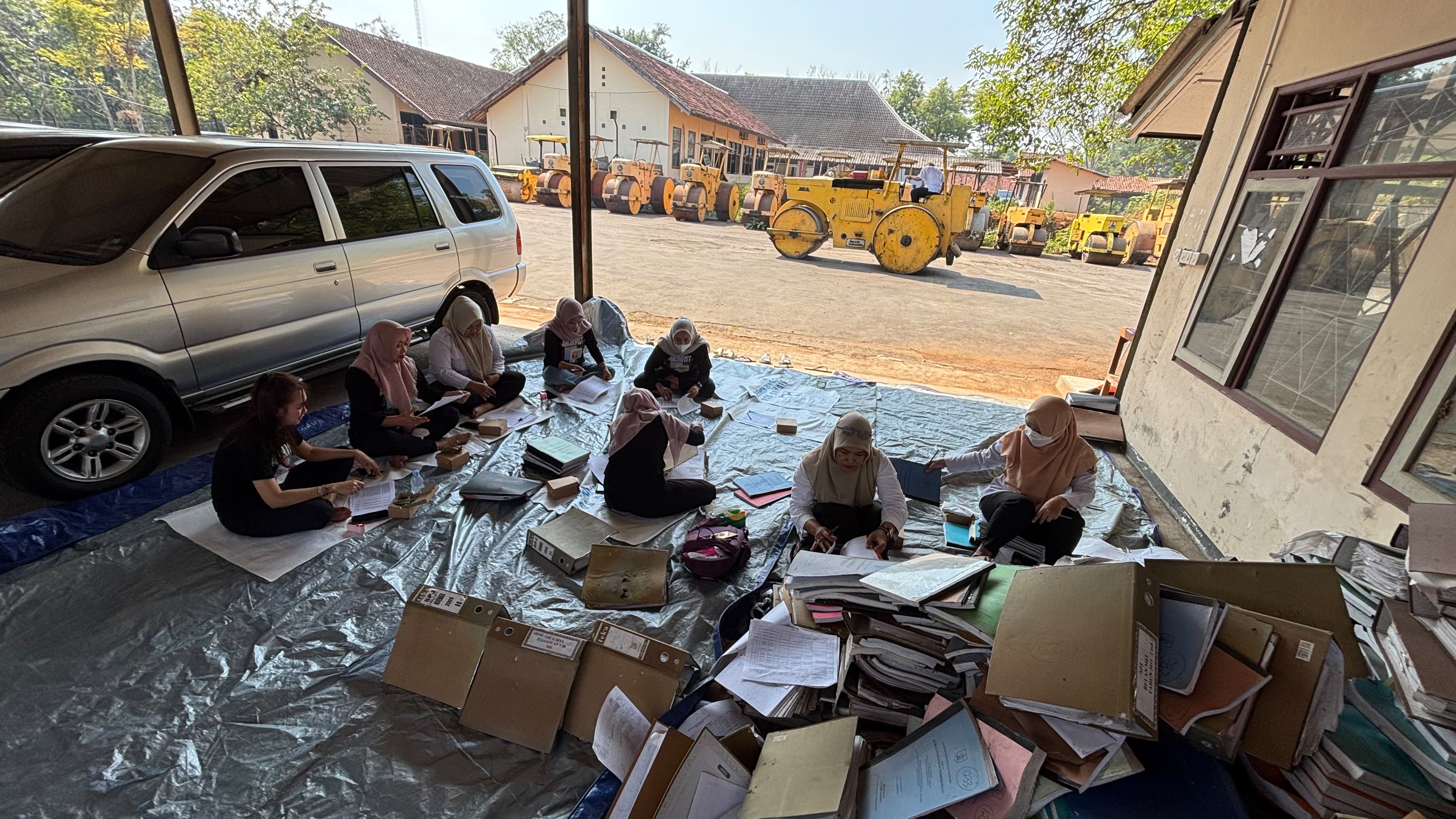 Disarpus Wonogiri Dampingi Verifikasi Arsip Usul Musnah  Dinas Pekerjaan Umum  Kabupaten Wonogiri