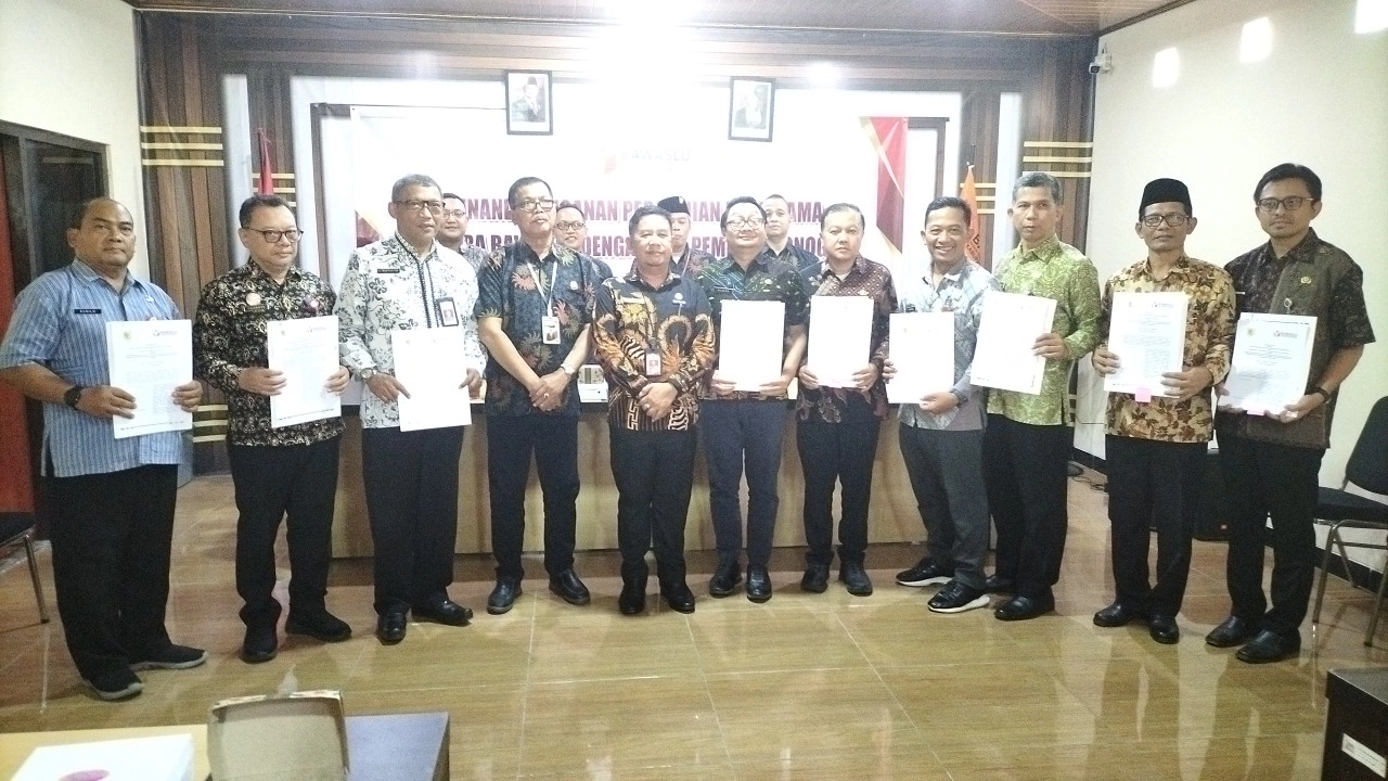 Disarpus Wonogiri dan Bawaslu Perkuat Kolaborasi melalui Penandatanganan Perjanjian Kerja Sama
