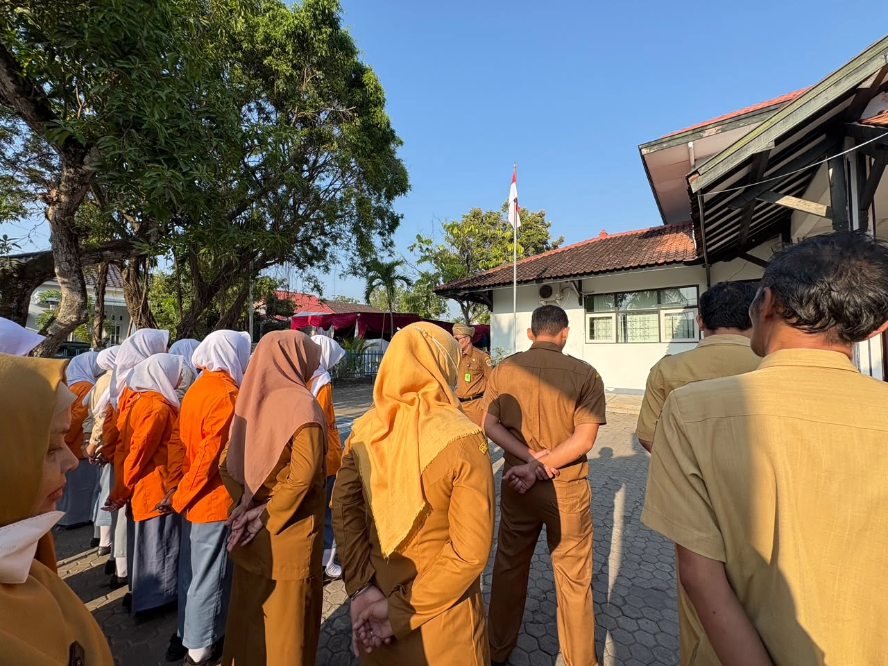 Perkuat Semangat Pengabdian, Disarpus Wonogiri Gelar Apel Pagi dan Hening Cipta untuk ASN yang Gugur dalam Tugas di Kabupaten Jayawijaya