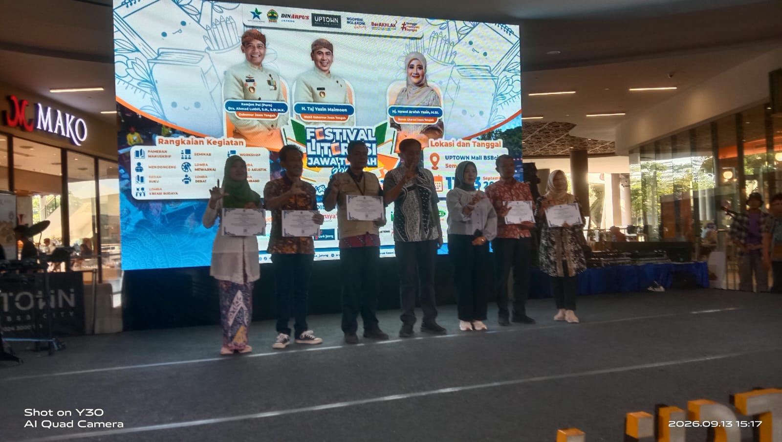 Wonogiri Raih Peringkat I Kategori Stand Bertransformasi pada Festival Literasi Jawa Tengah 2026