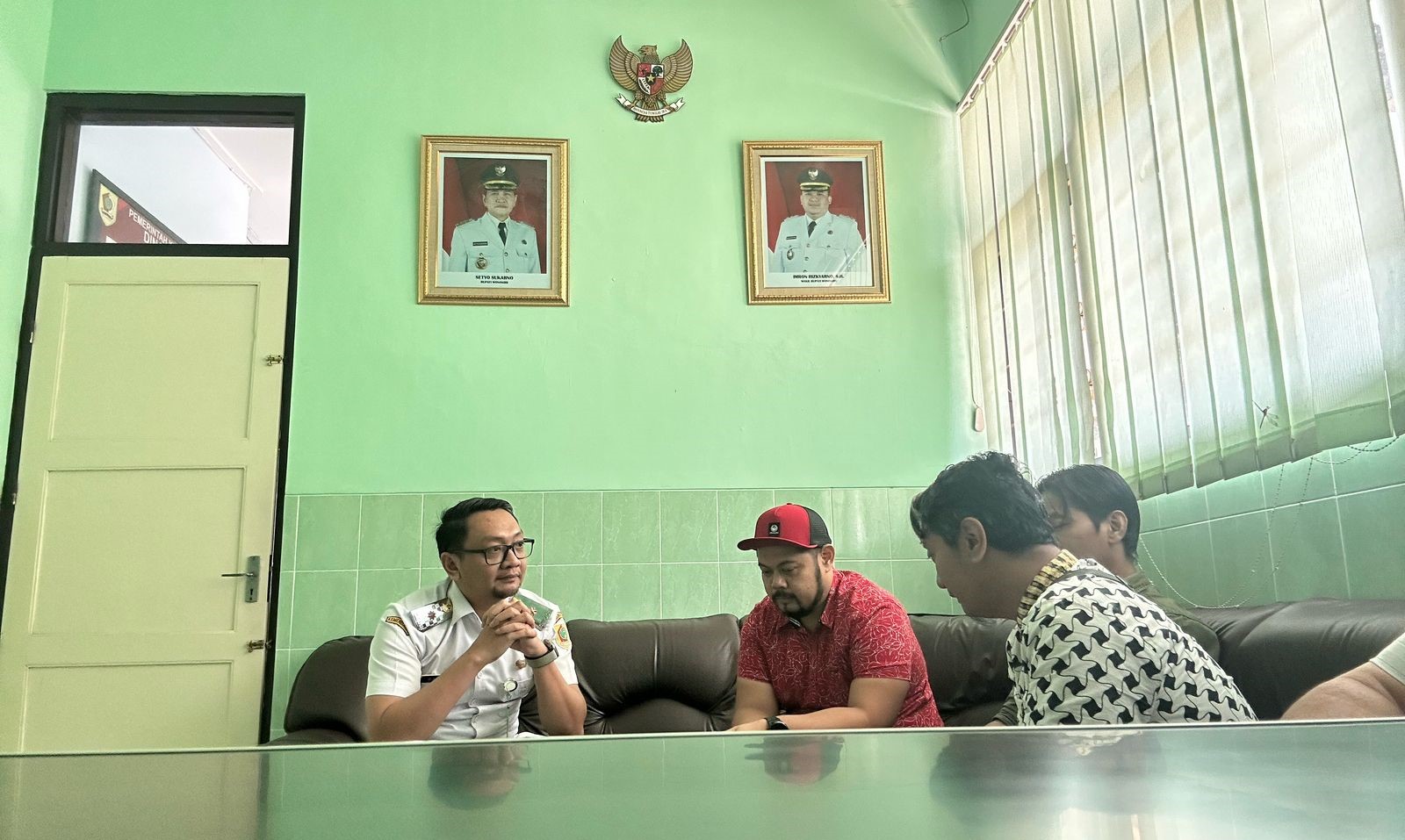 Jajaran Tim Solopos Silaturahmi ke Dinas Kearsipan dan Perpustakaan Kabupaten Wonogiri, Dukung Peningkatan Literasi